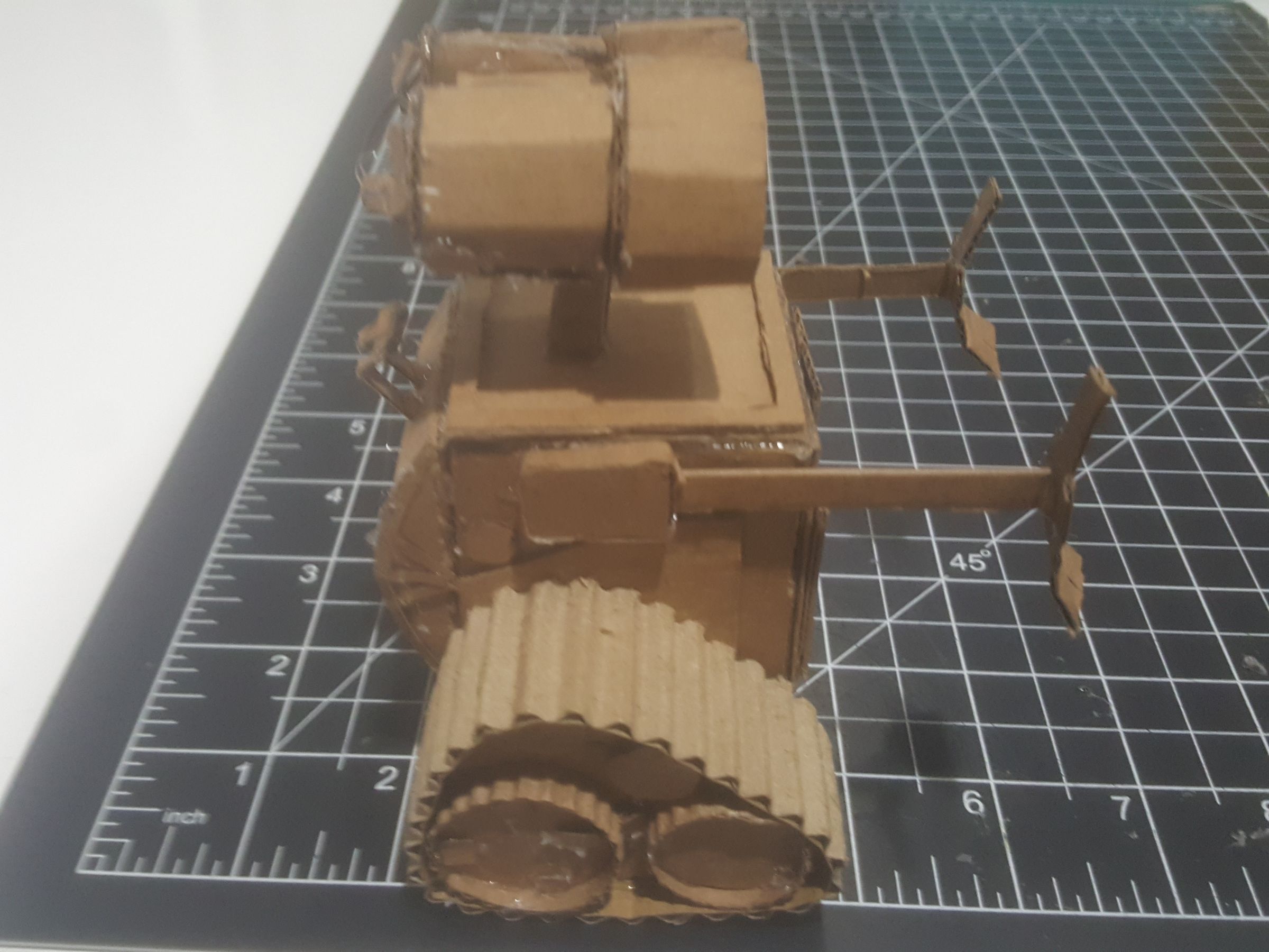 Cardboard WALLE 5 Steps Instructables