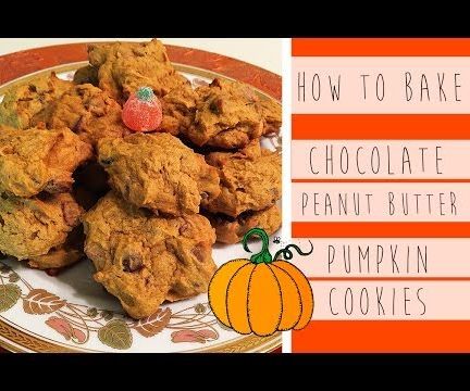 How To: Bake Chocolate, Peanut Butter, PUMPKIN Cookies
