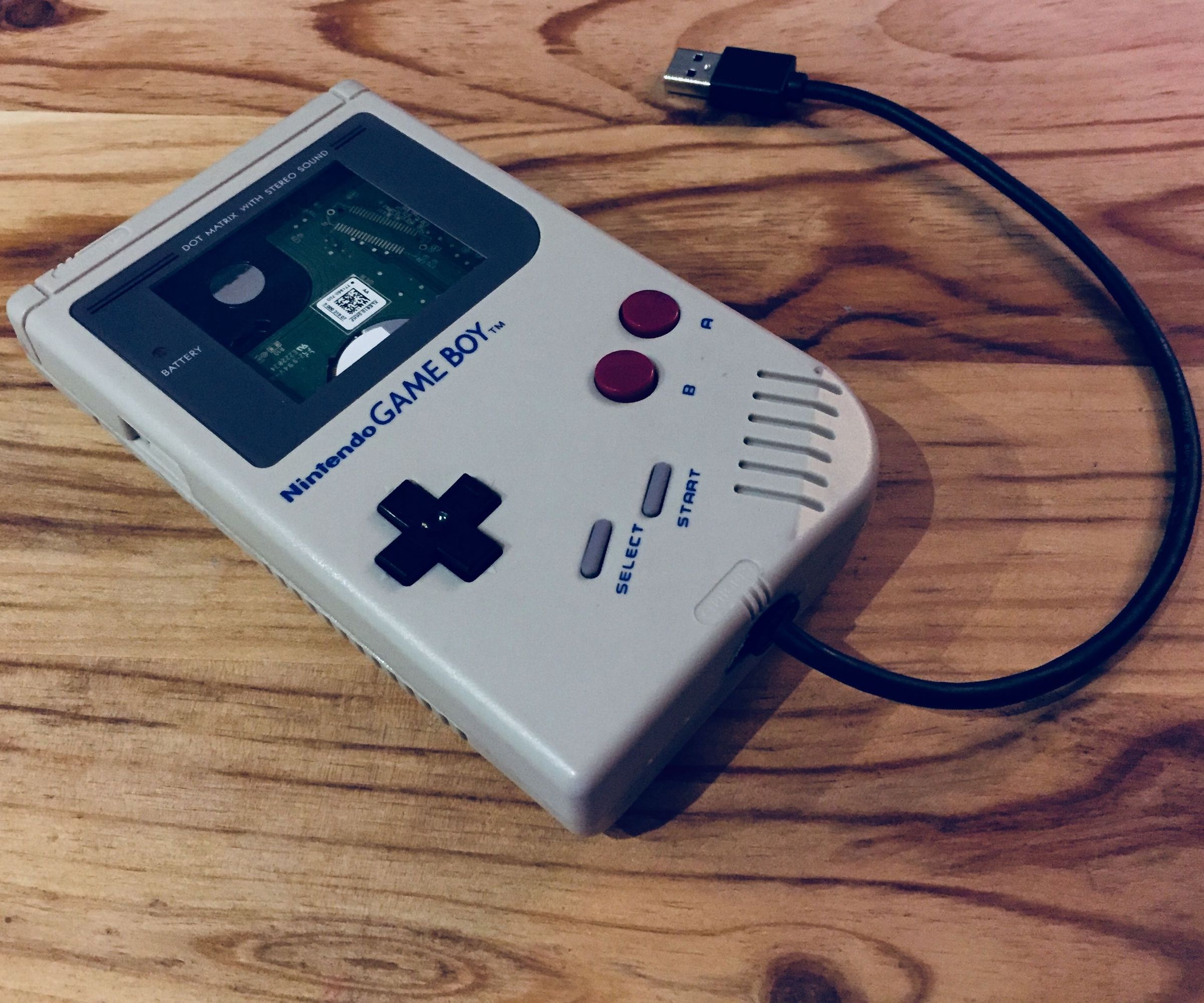 Retro External Drive Game Boy
