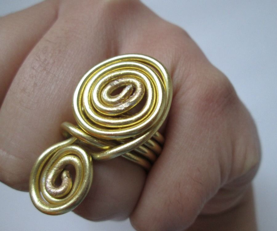 Wire Spiral Ring