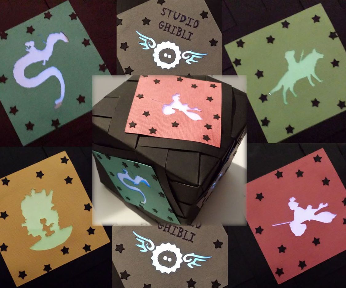 Glowing Miyazaki Fandom Cube