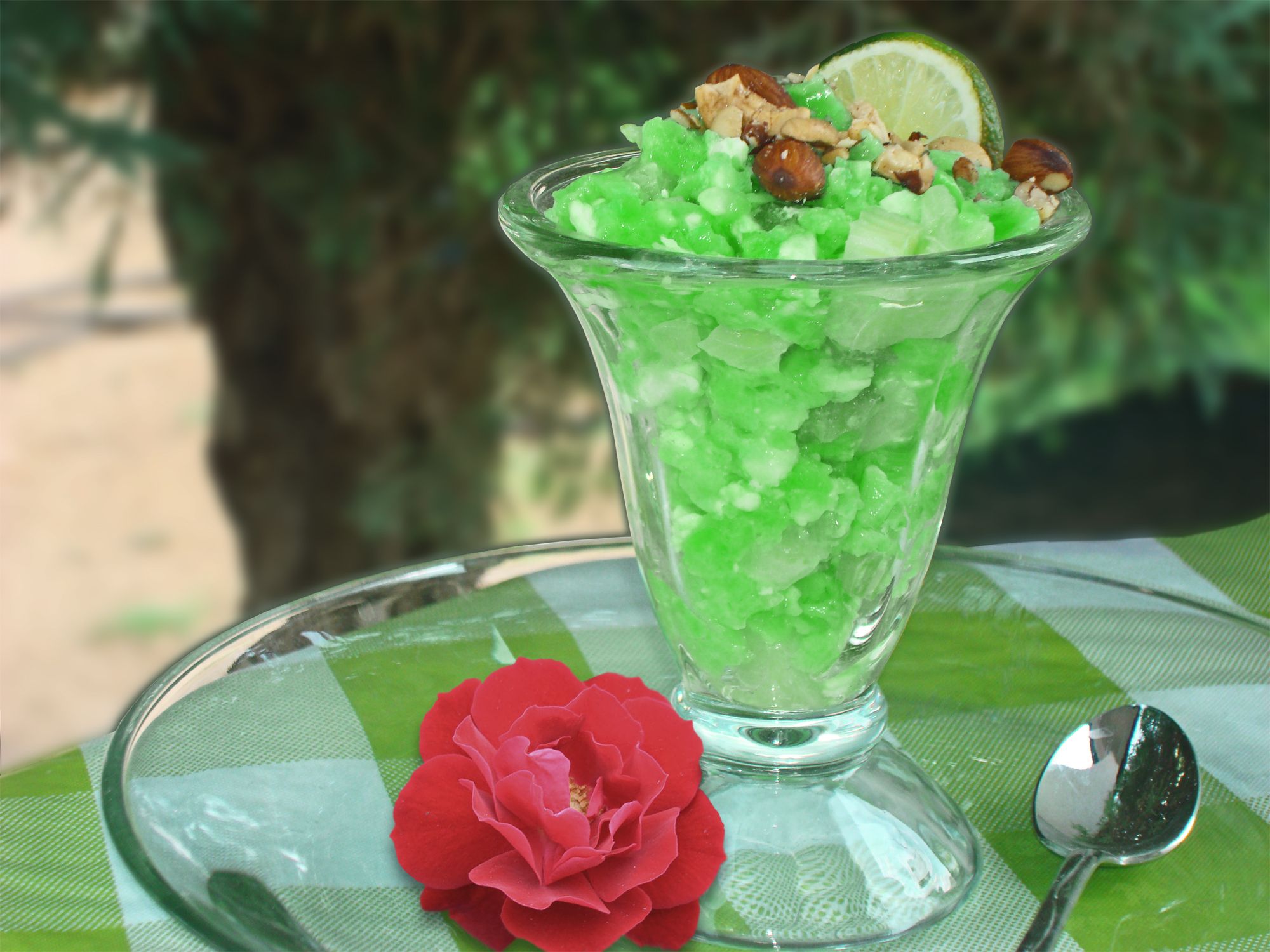 A Different Retro Lime Jell-O Salad