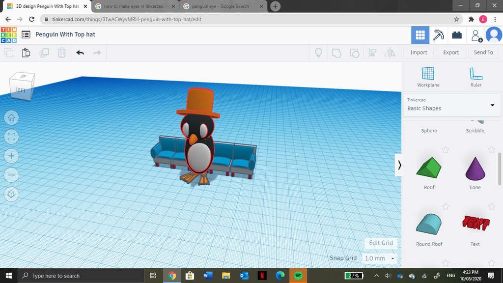 Tinkercad, Penguin : 17 Steps (with Pictures) - Instructables