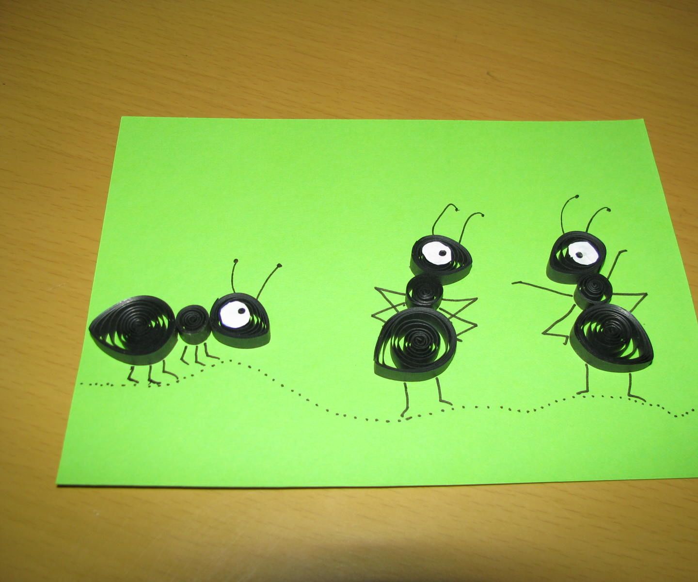 Quilling Ants