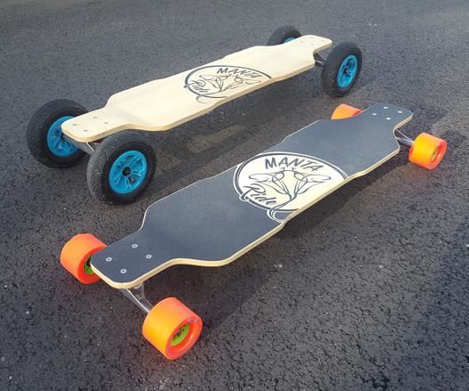 Lasercut Skateboard Deck Press