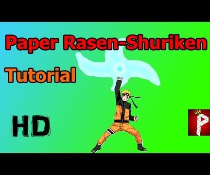 How to Make a Paper Rasengan/Rasen-Shuriken (Tutorial)