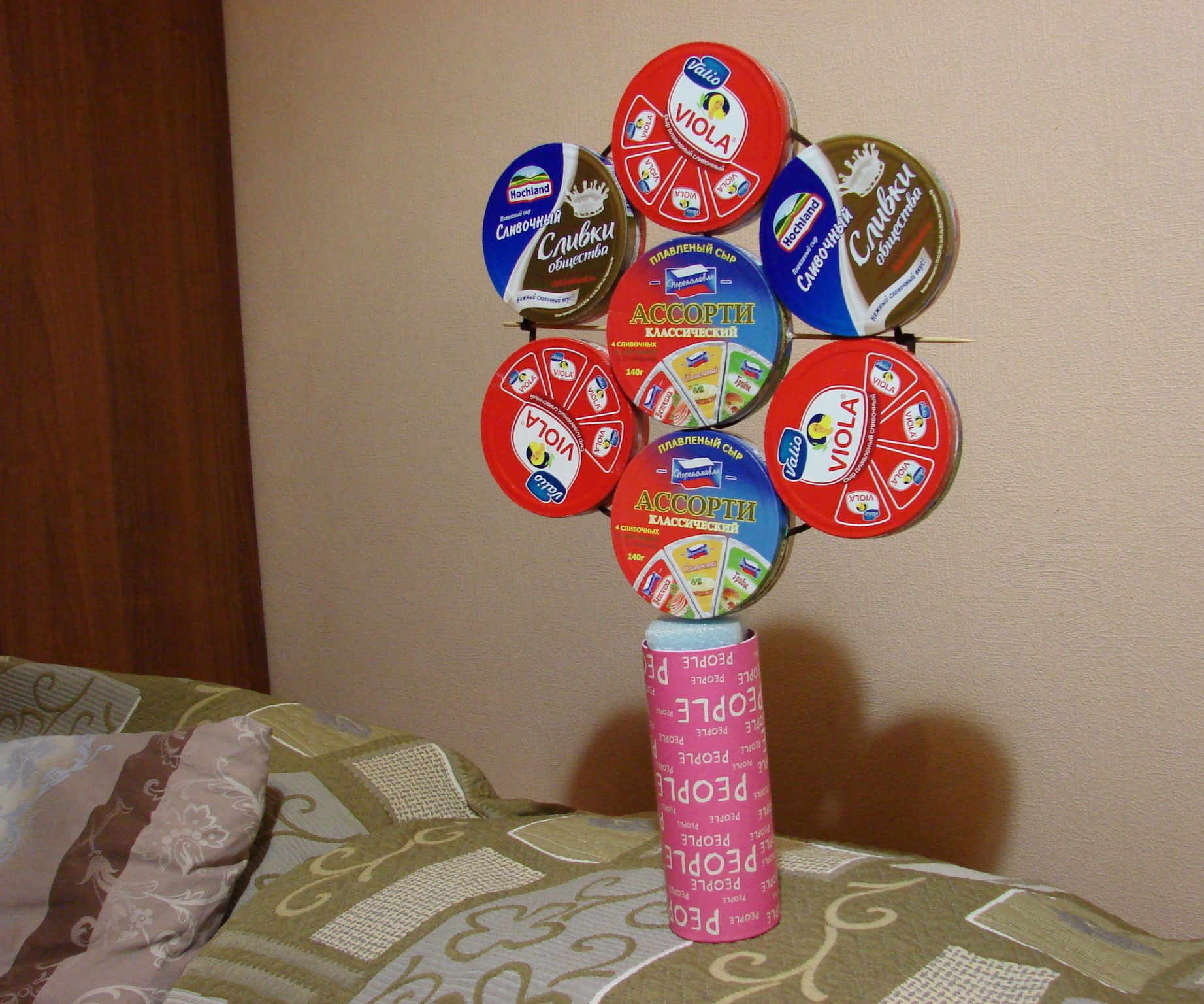 Cardboard-Cans-Flower