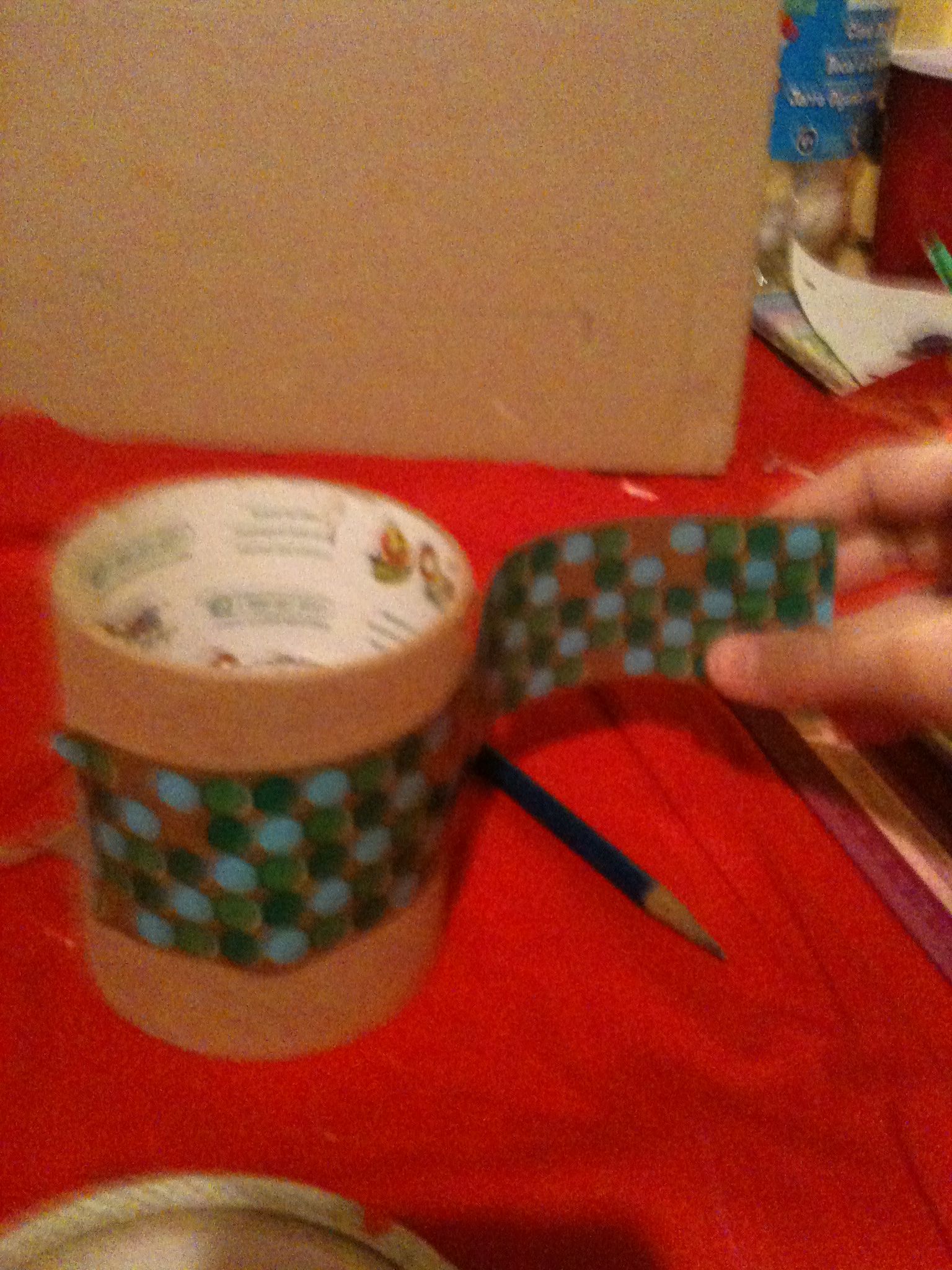 Pencil Holder Using Empty Duct Tape Rolls 5 Steps Instructables