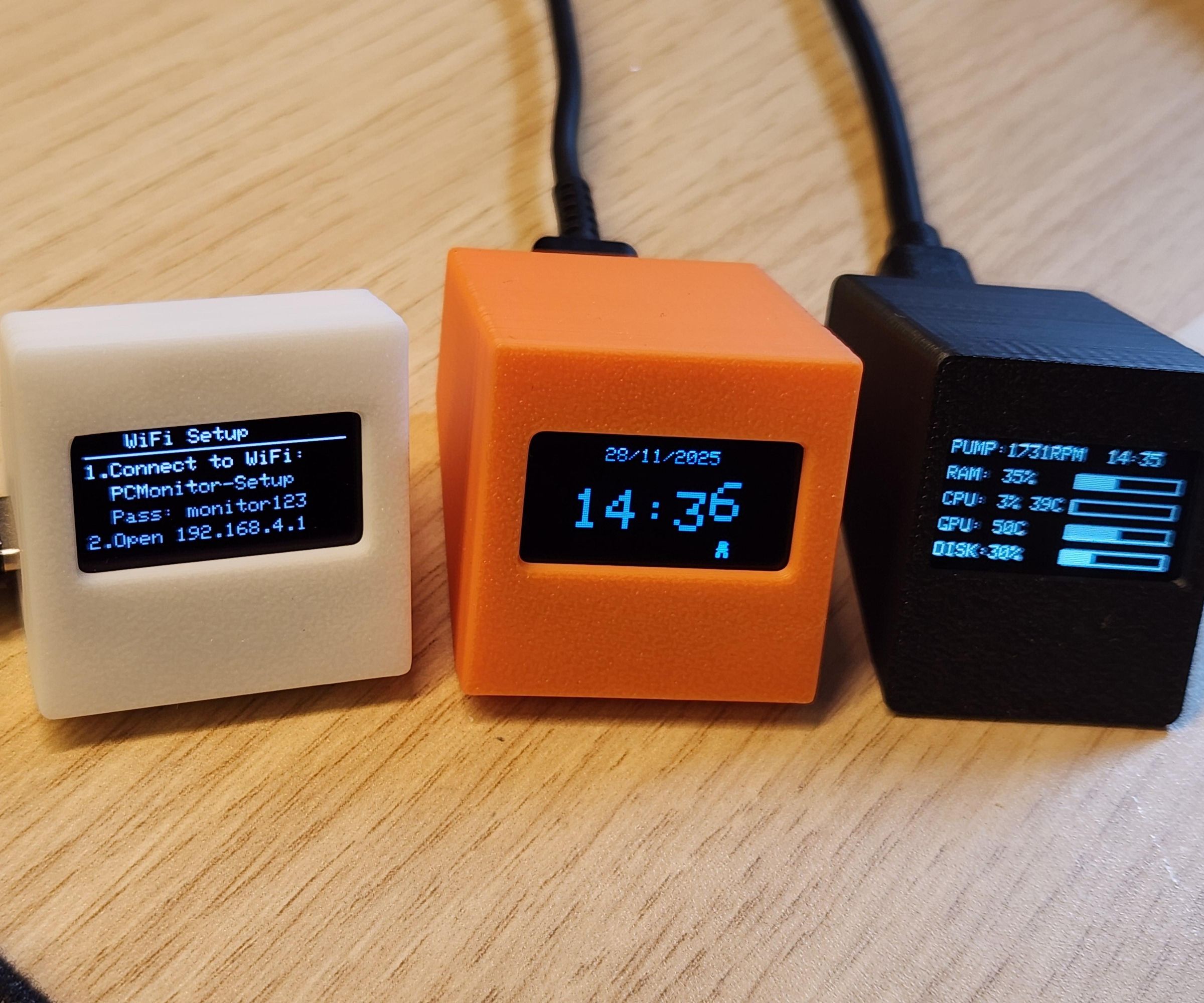 Animated Clock and PC Monitoring Based on Mini OLED and ESP32-C3 SuperMini