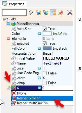 In Visuino Set Components