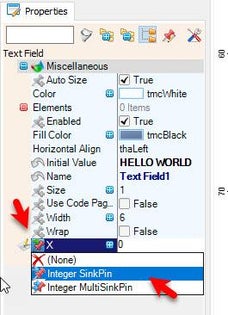 In Visuino Set Components