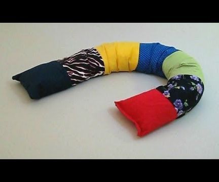 Make a Draft Excluder From Scraps and Gathered Sand