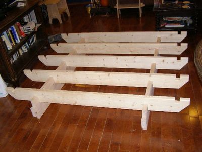 Cut 2x6 Cross Supports