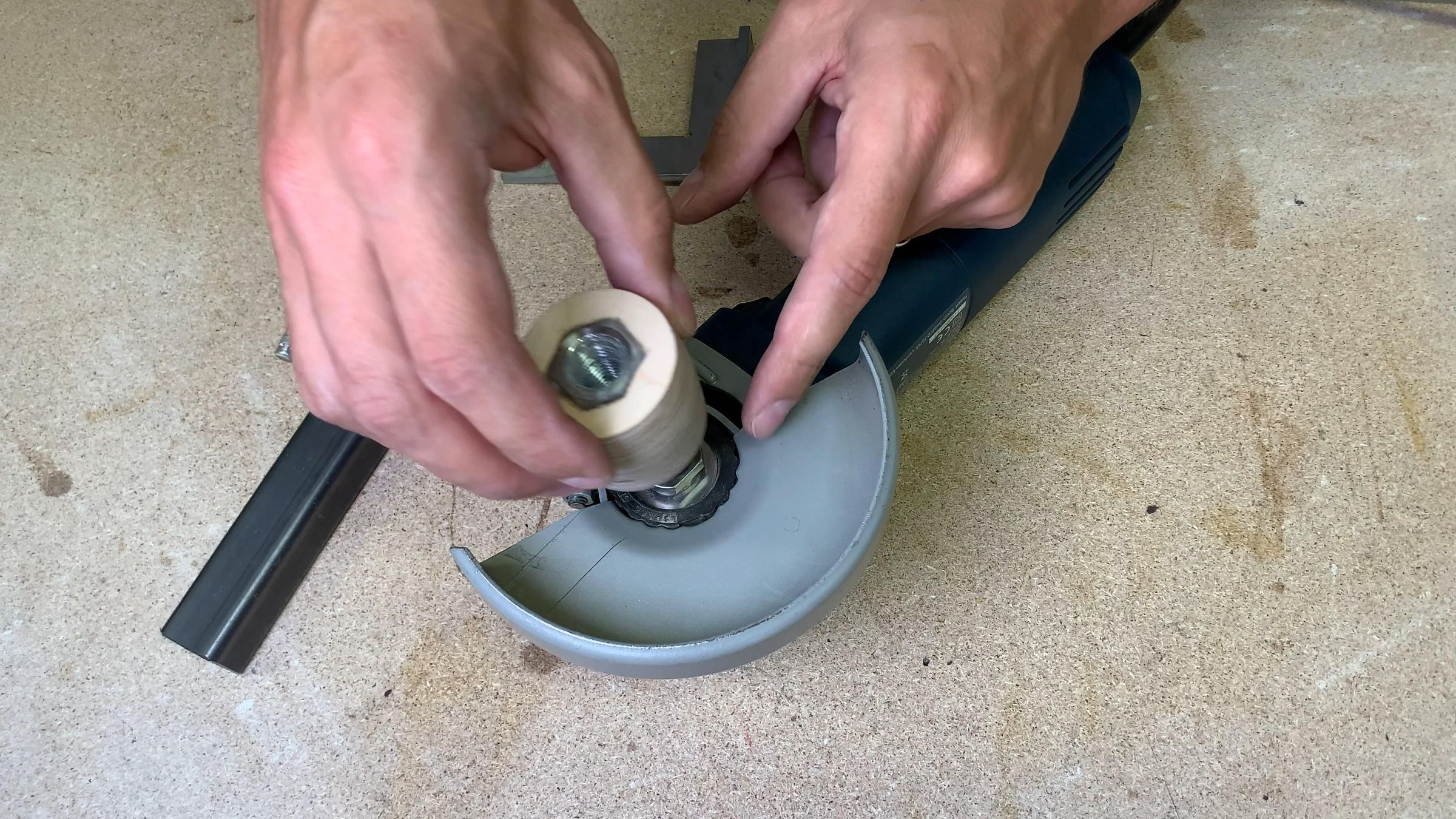 A Power File From an Angle Grinder 15 Steps (with Pictures