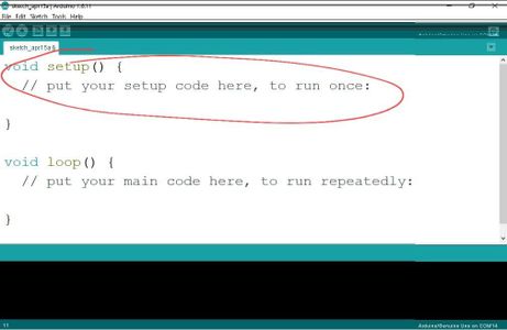 Breaking Down the Code - Void Setup