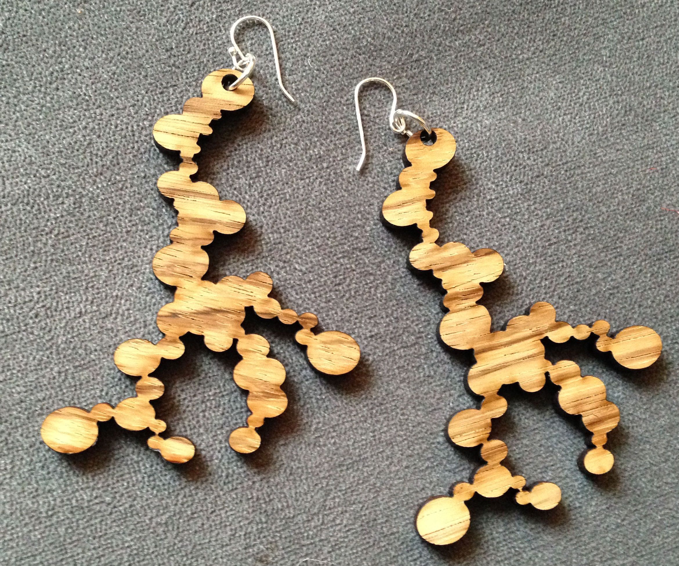 Laser-cut Coral-inspired Earrings