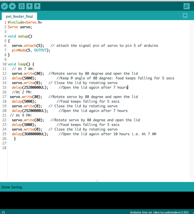 Programming the Arduino