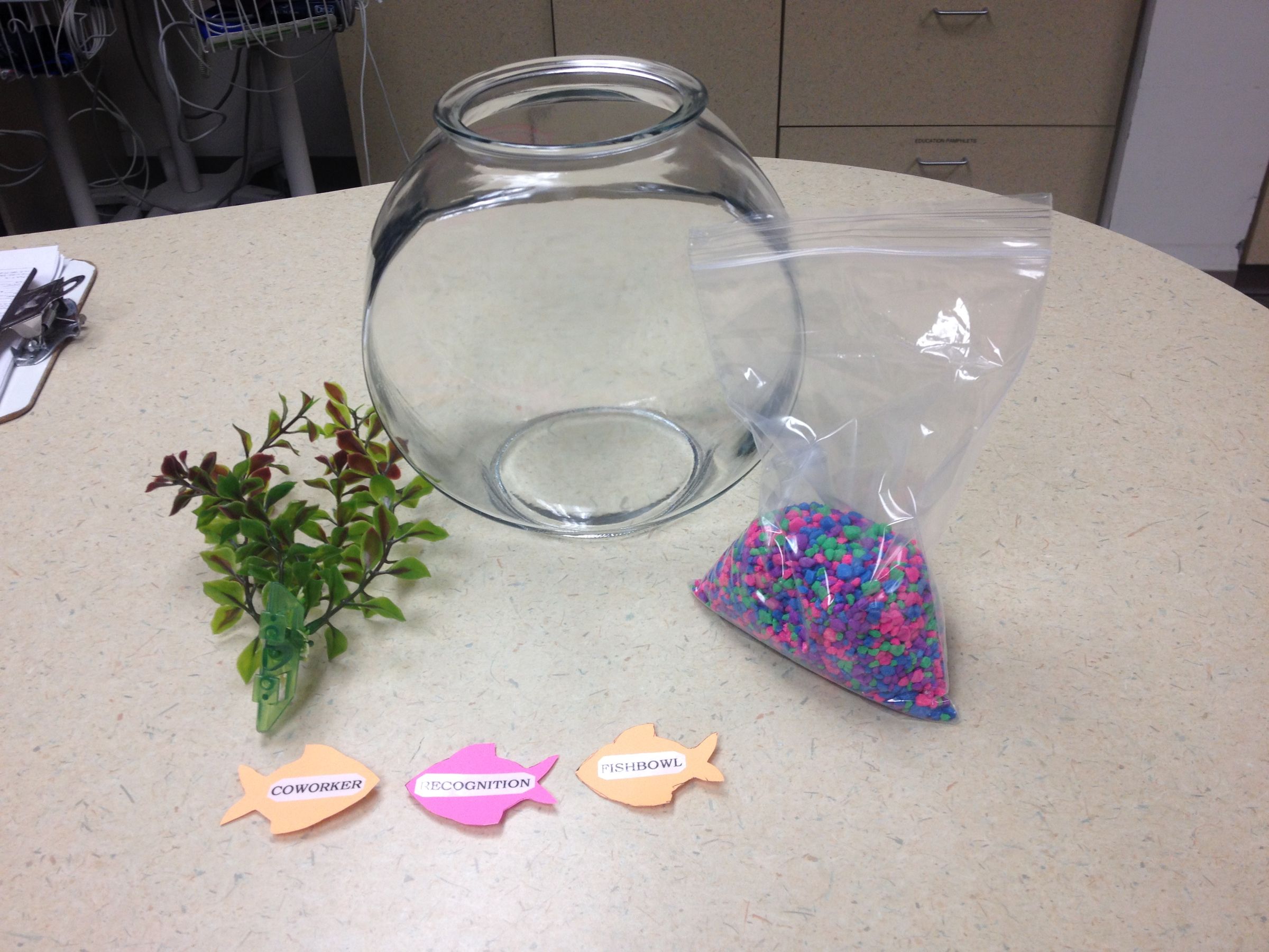 Make a 'Coworker Recognition Fishbowl' Using a Cricut Expression 7 Steps Instructables