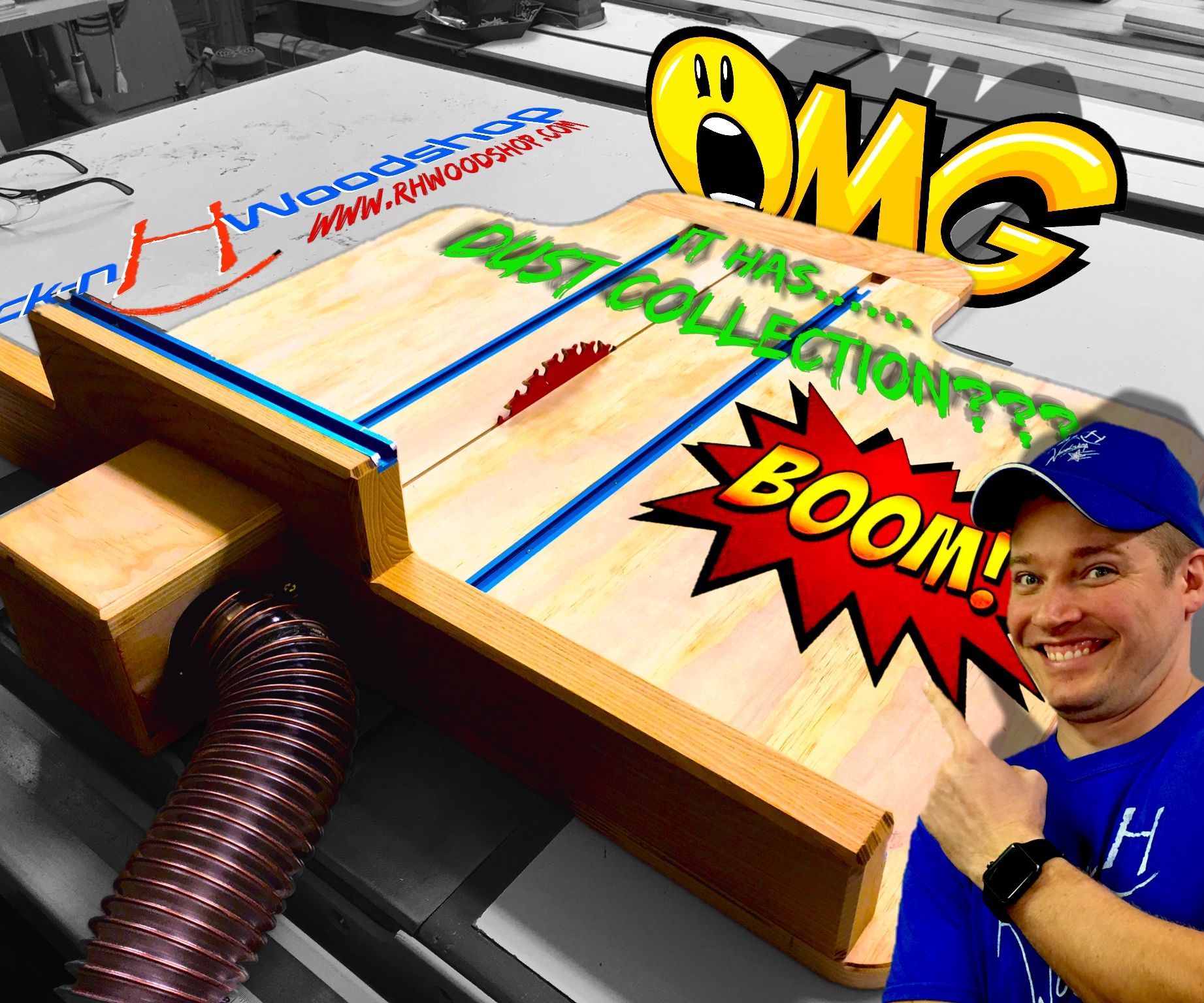 Ultimate Crosscut Sled With Dust Collection
