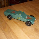 Pinewood Derby with programmable LEDs