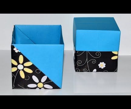 How to Make Your Own Paper Box EASY - Origami Gift Box DIY 