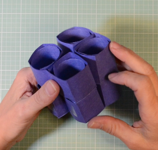 Transformer / Paper Infinity Cube (Tubes) - No Origami Boxes!