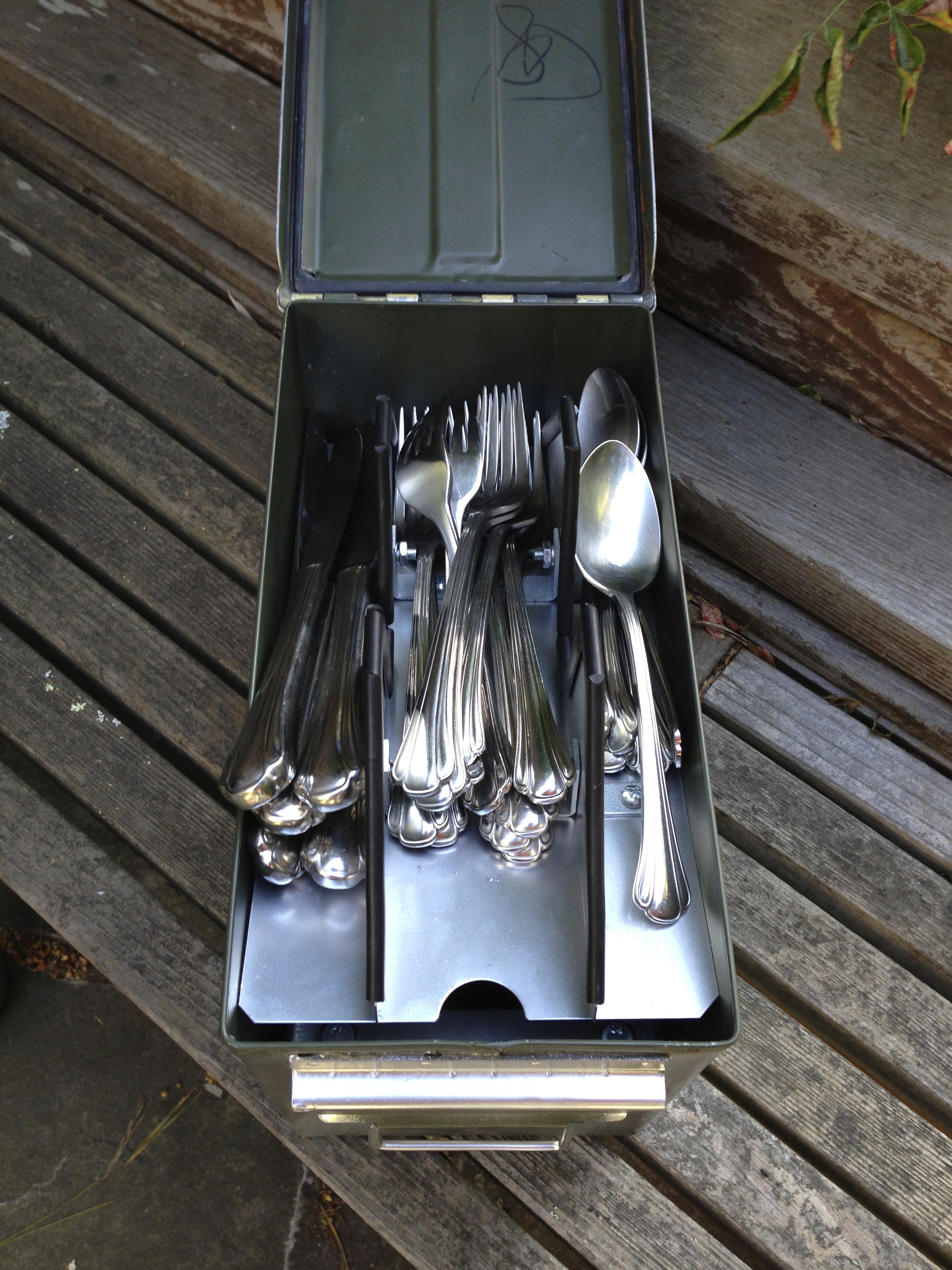 The QuickSilver (Ammo Can Silverware Organizer)