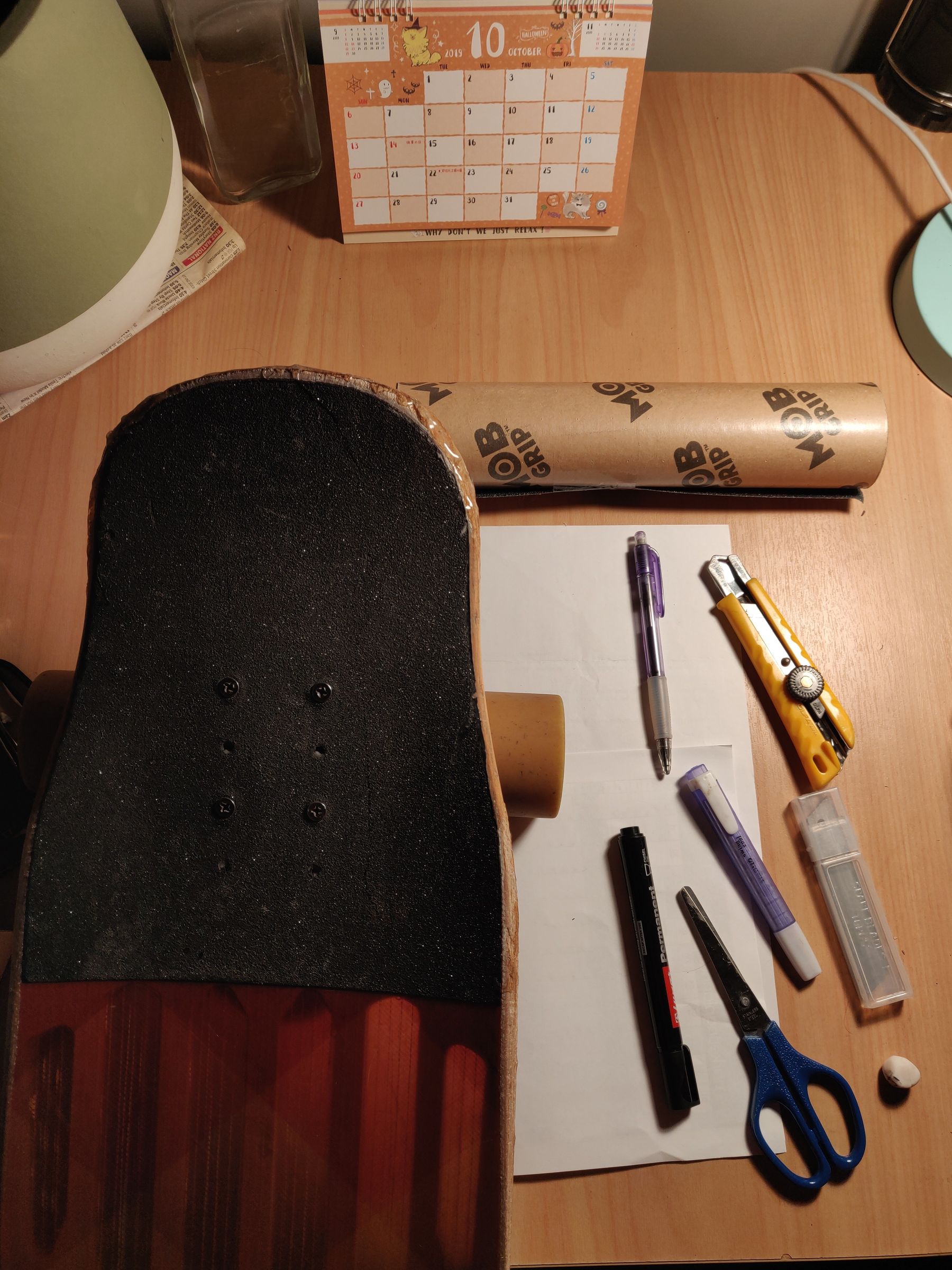 Skateboard/Longboard Griptape Design 6 Steps (with Pictures