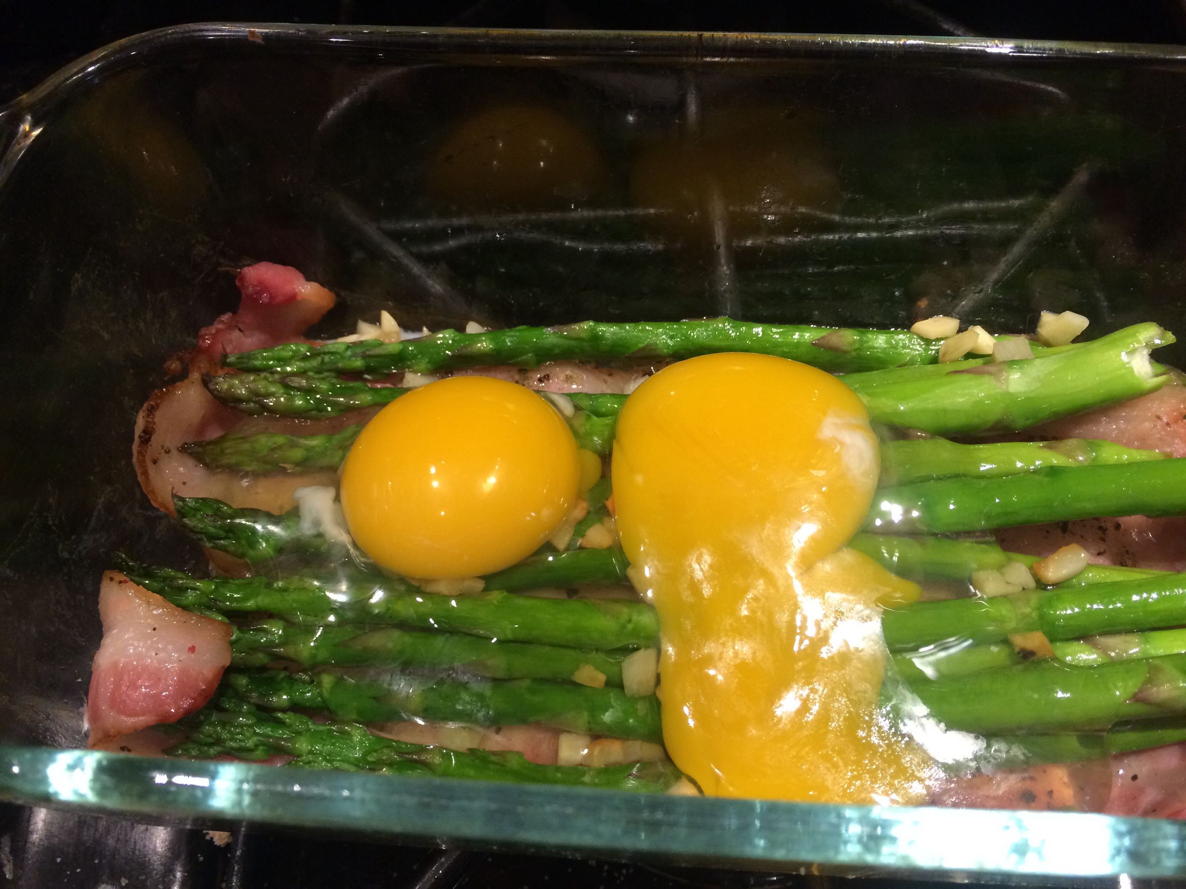 Bacon, Asparagus and Egg Bake 5 Steps Instructables