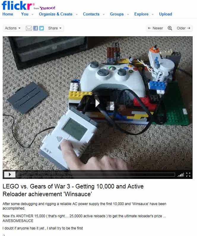 Using LEGO NXT Robot to Defeat the Many Challenges of Gears of War 3 !