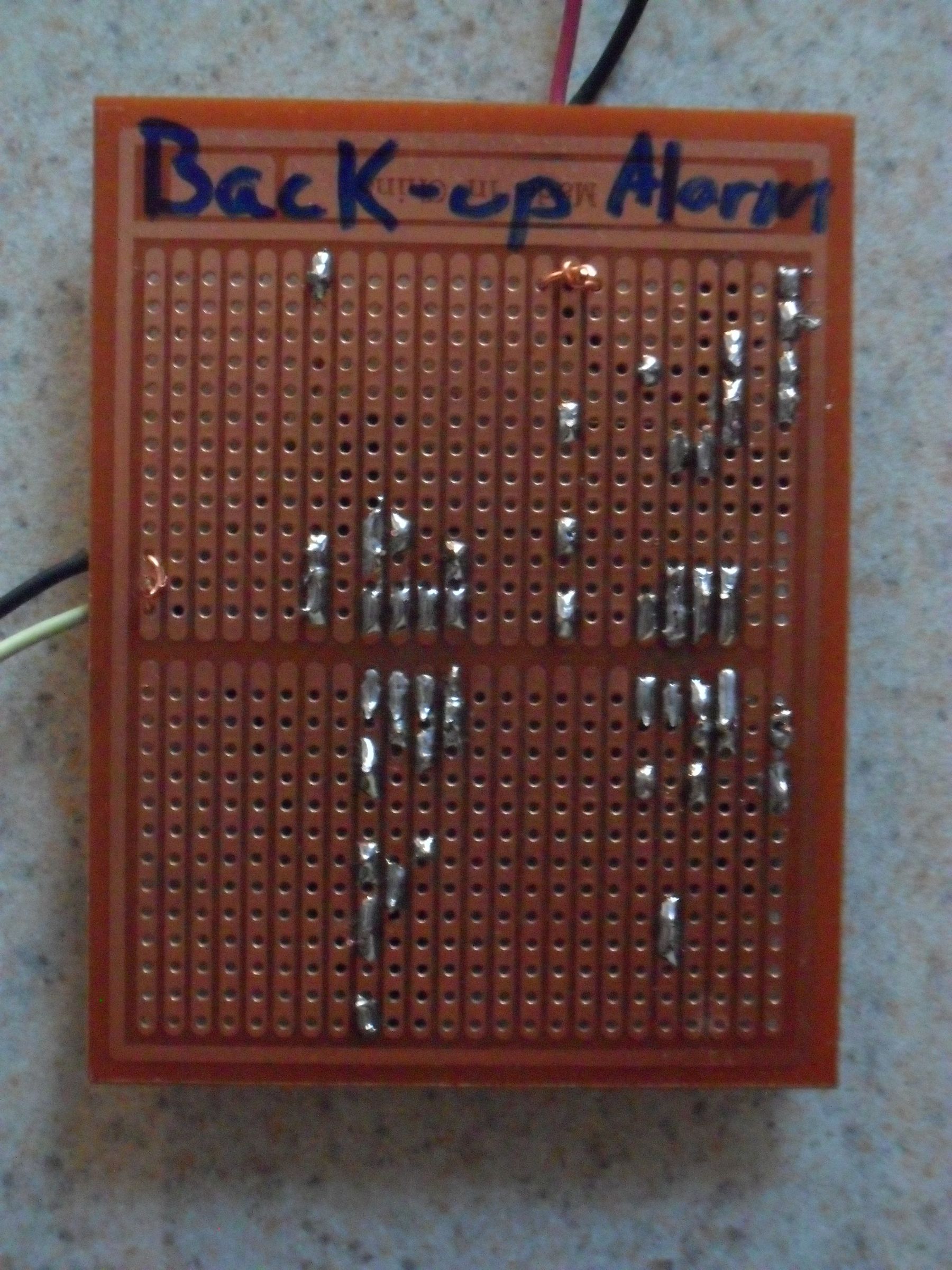 Backup Alarm for Cars and Trucks 3 Steps Instructables