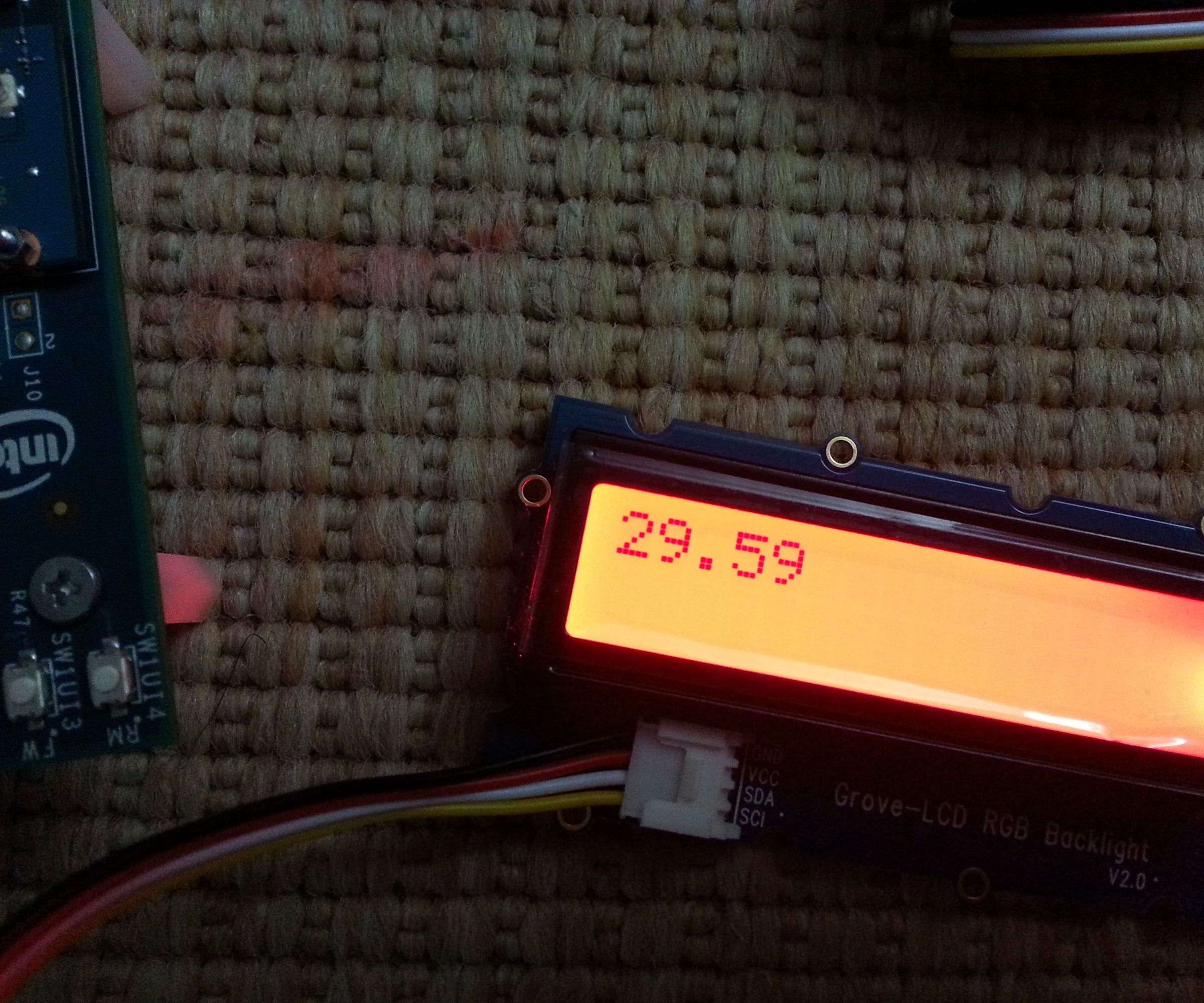 Creating a Digital Thermometer Using Intel Edison