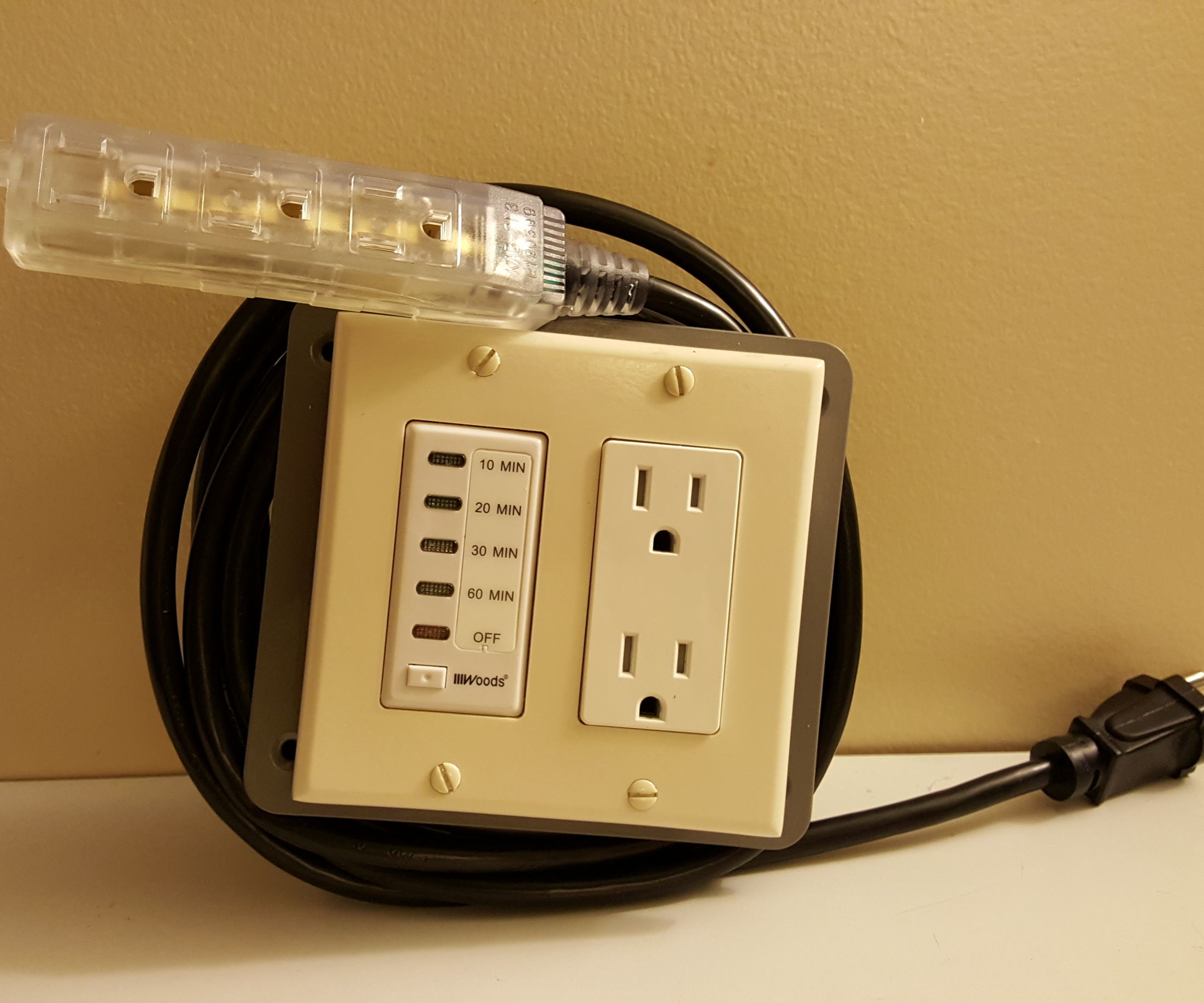 Portable Shut-off Timer Outlet
