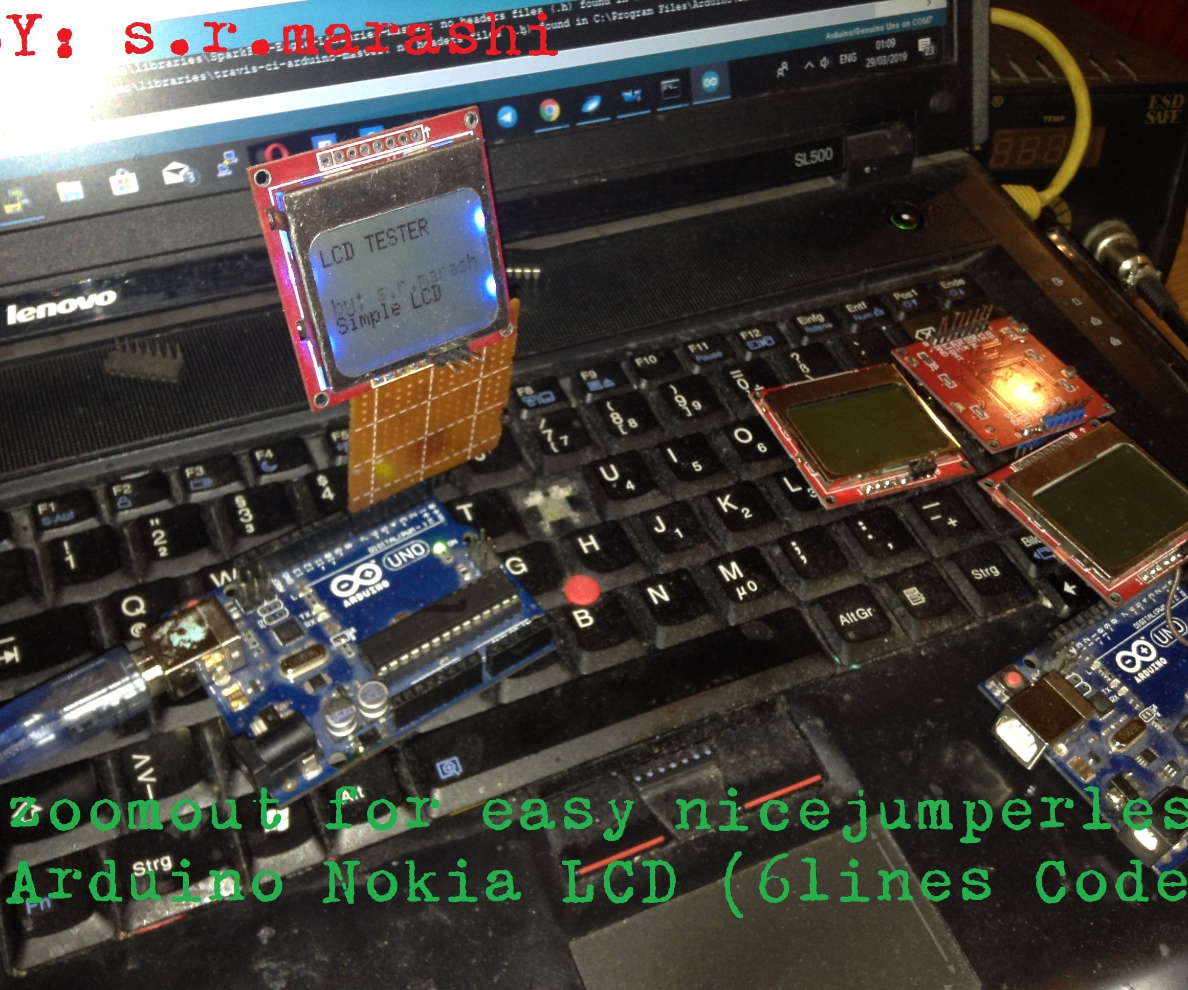 Arduino Super Easy Nokia LCD