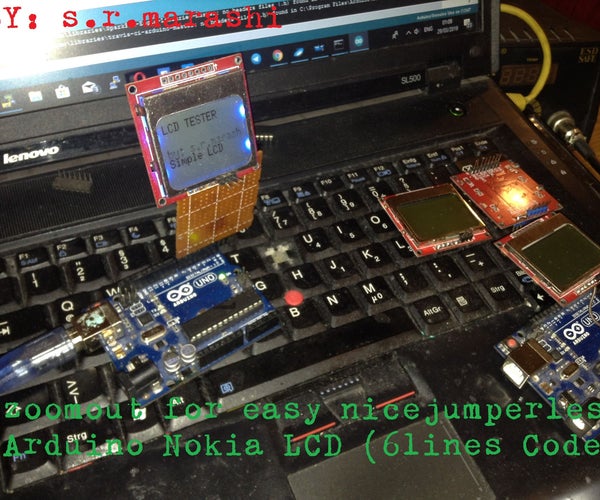 Arduino Super Easy Nokia LCD