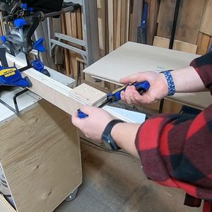 Attaching the Back to the Stop Block