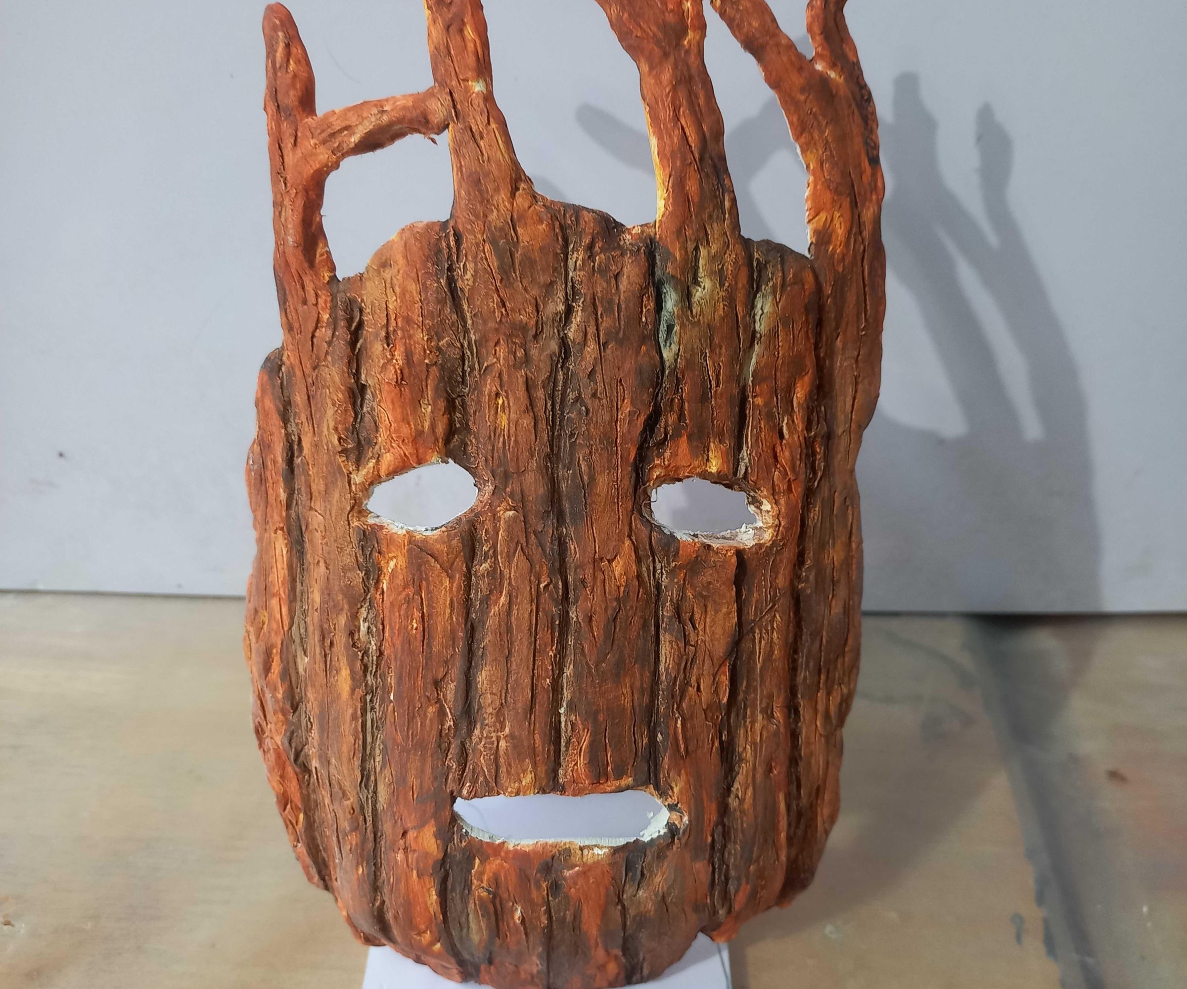 Paper Clay Tree Mask