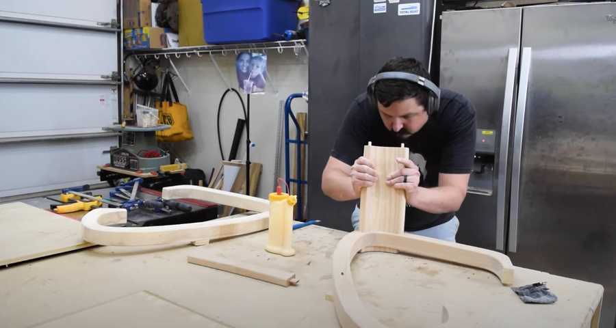 Glue-Up the Legs and Stretchers