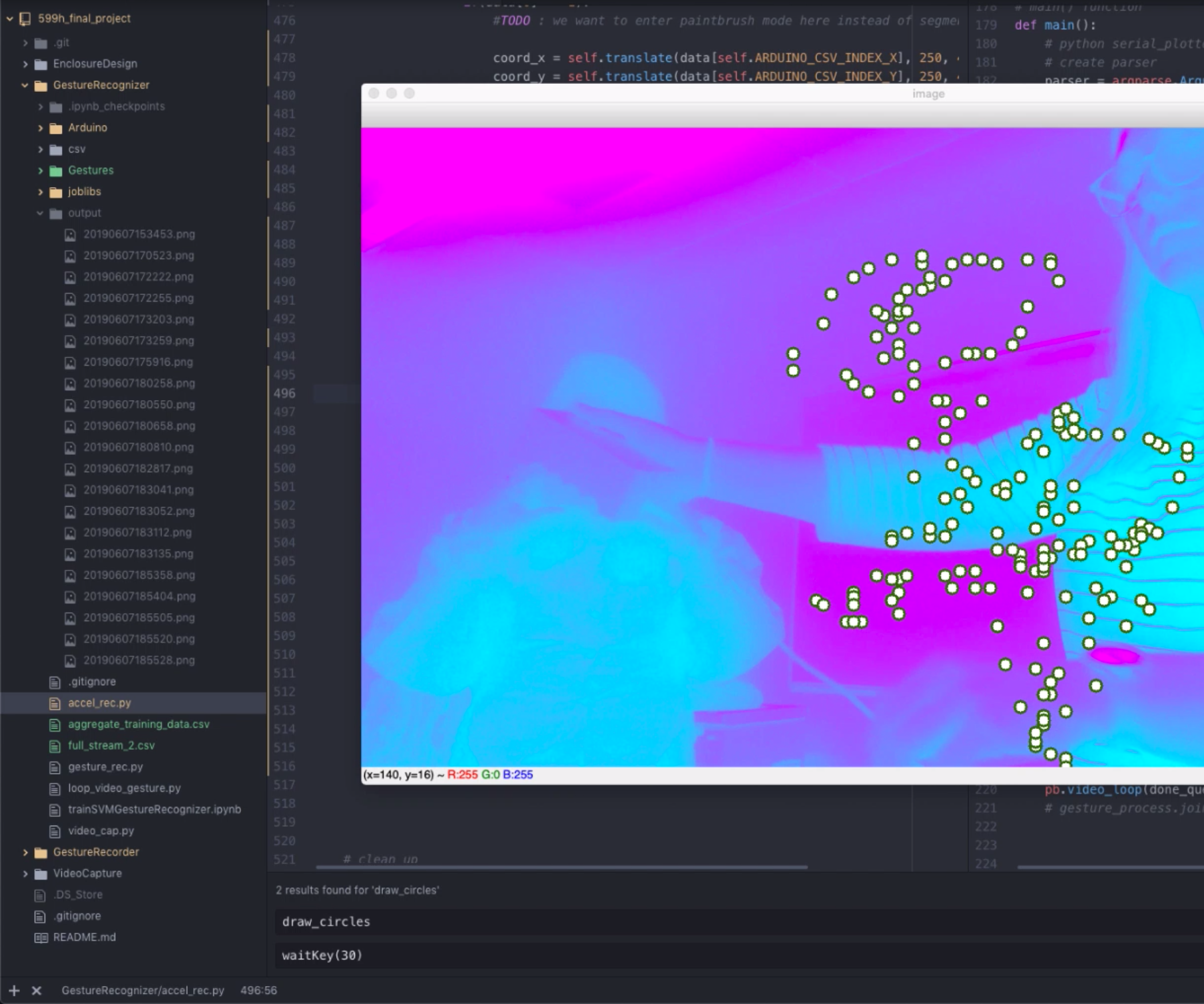 Gesture Based Photo Booth Tool