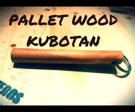 Pallet Wood Kubotan (or Just a Key Chain Dowel) :-)