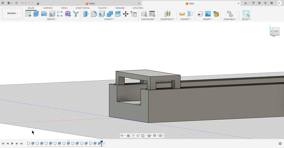 Modeling the Carriage in Fusion 360