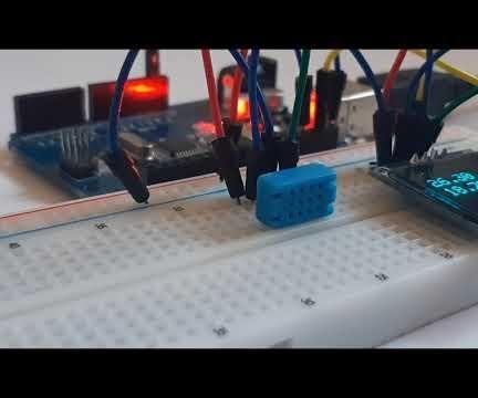 How to Use DHT12 I2C Humidity and Temperature Sensor With Arduino : 7 ...