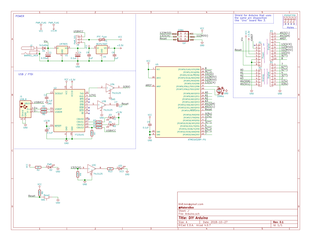 DIY Arduino-Compatible Clone