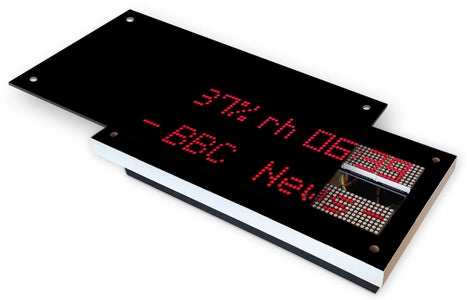 ESP32 LED Matrix WIFI Ticker Display : 24 Steps - Instructables