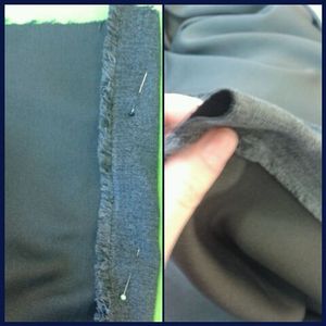 Sewing the Edges of the Fabric