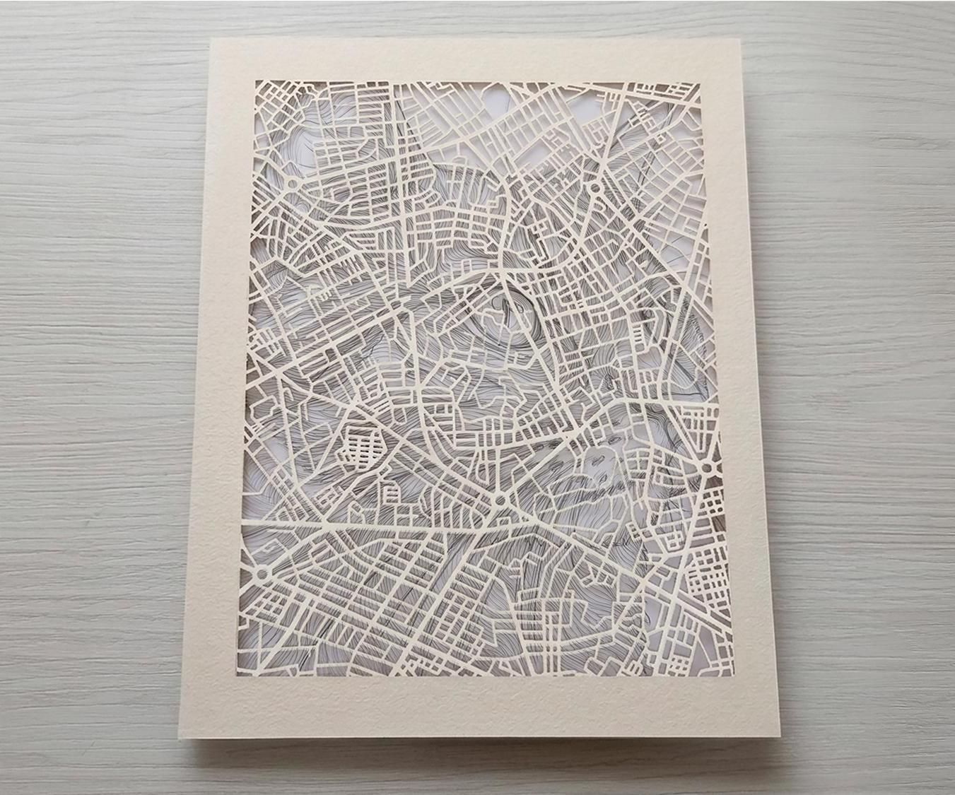 Image Mapping: Cat Portrait City Map