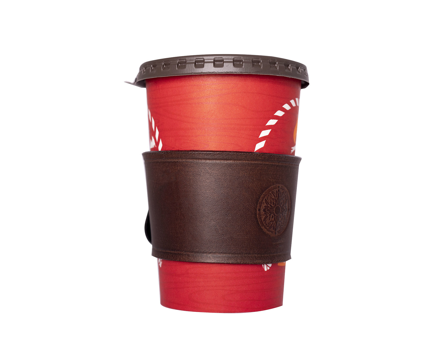  DIY Reusable Cozy for Your Cup Out of Vegetable Tanned Leather