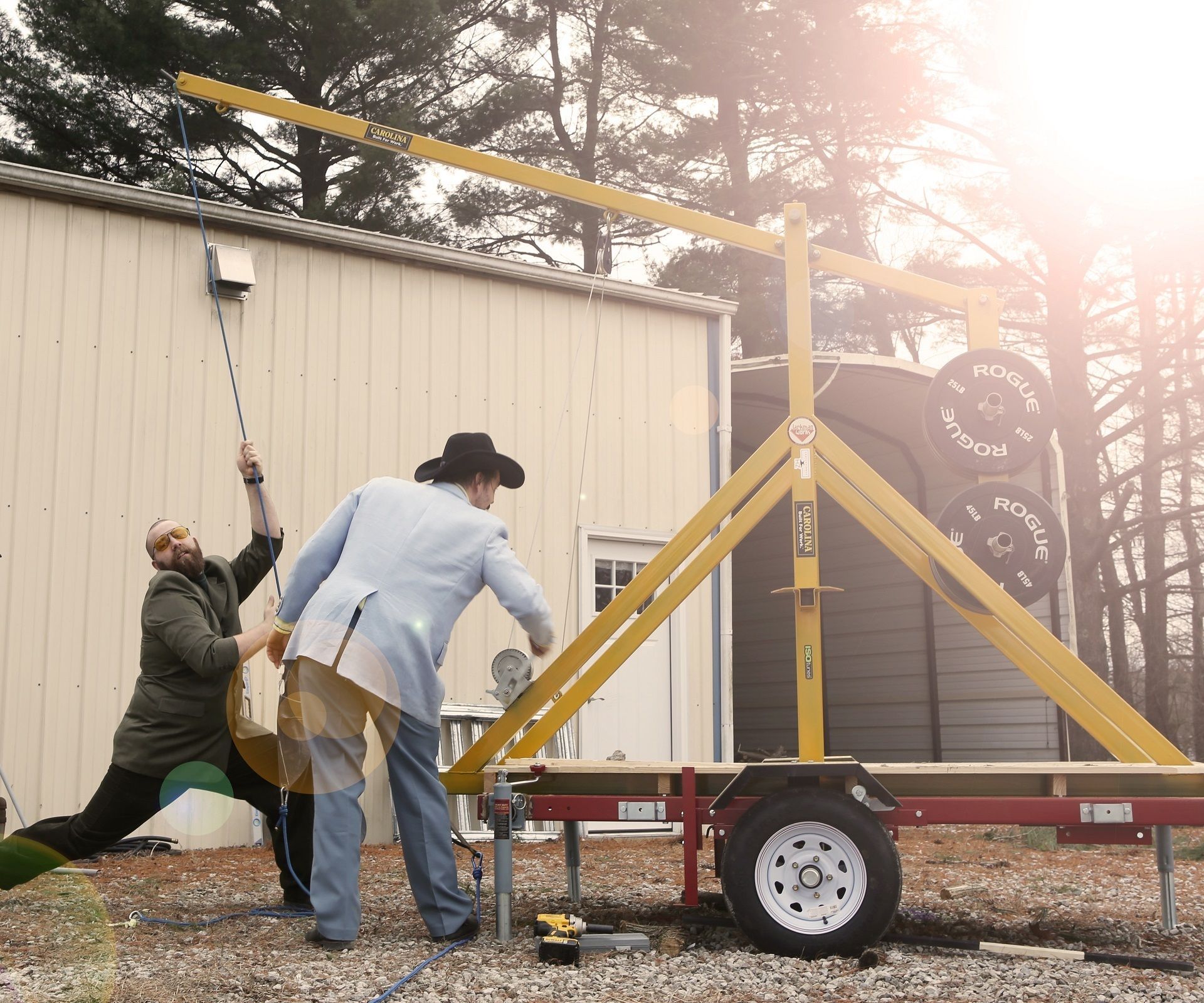 Building a Giant Trebuchet