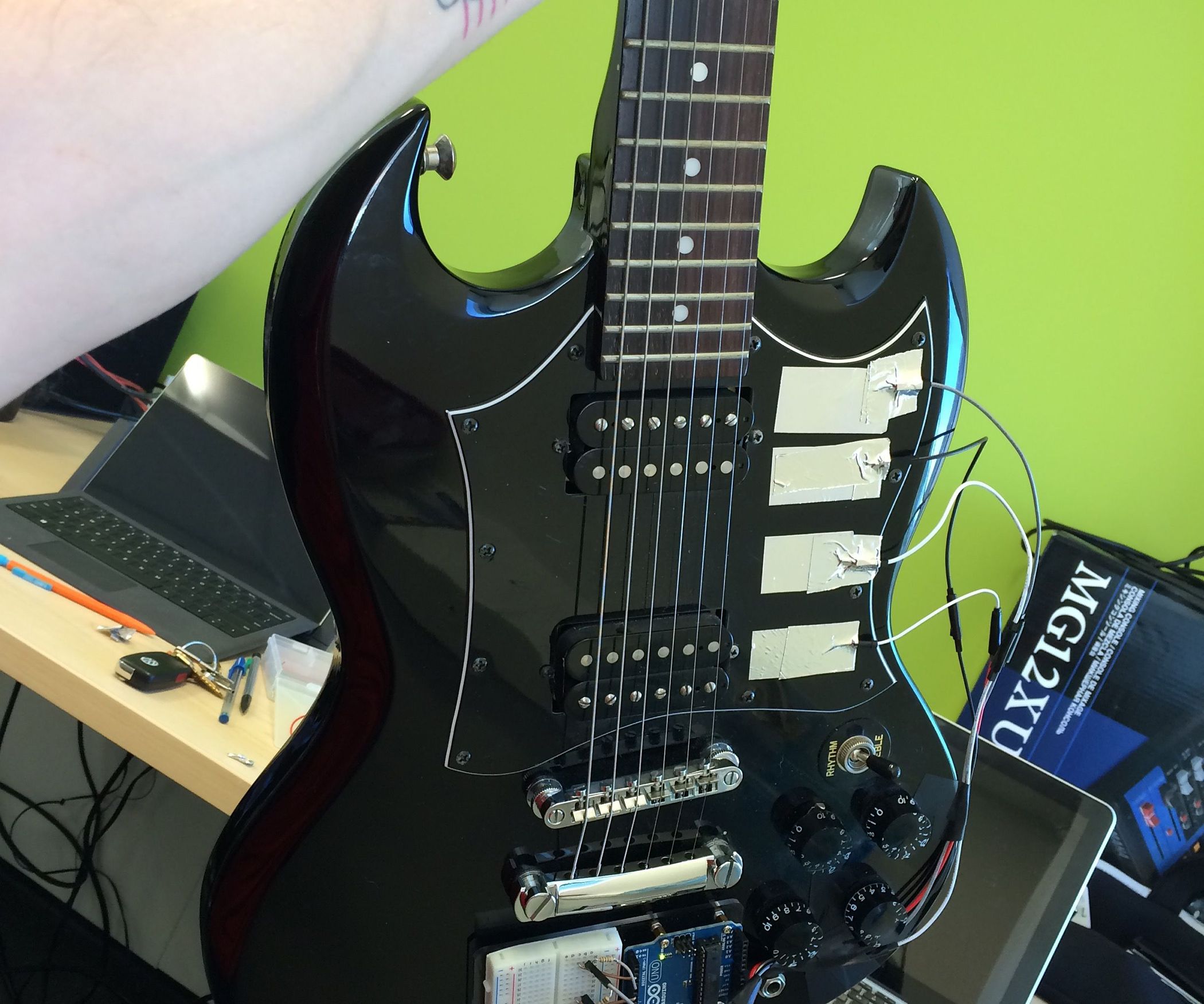 Hacked Guitar 6 Steps Instructables