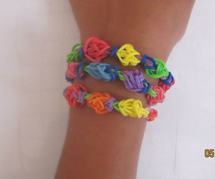 Rainbow Loom Tulip Tower 